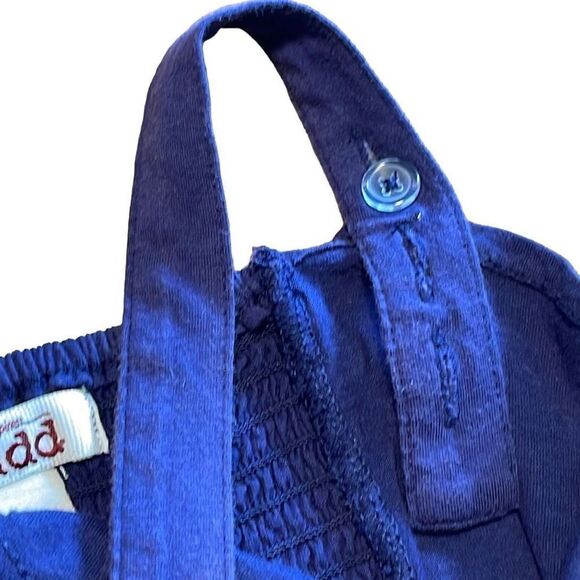 Mudd blue solid and print adjustable strap maxi dress Junior size M - Picture 9 of 11